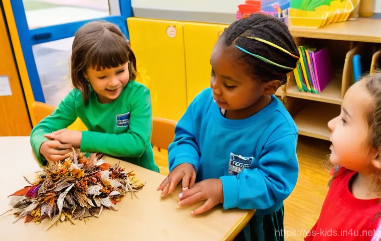 유아교육지도사 필기와 실기의 연계 학습법 - **Prompt 1: The Constructivist Classroom in Action**
"A vibrant, sun-drenched preschool classroo...