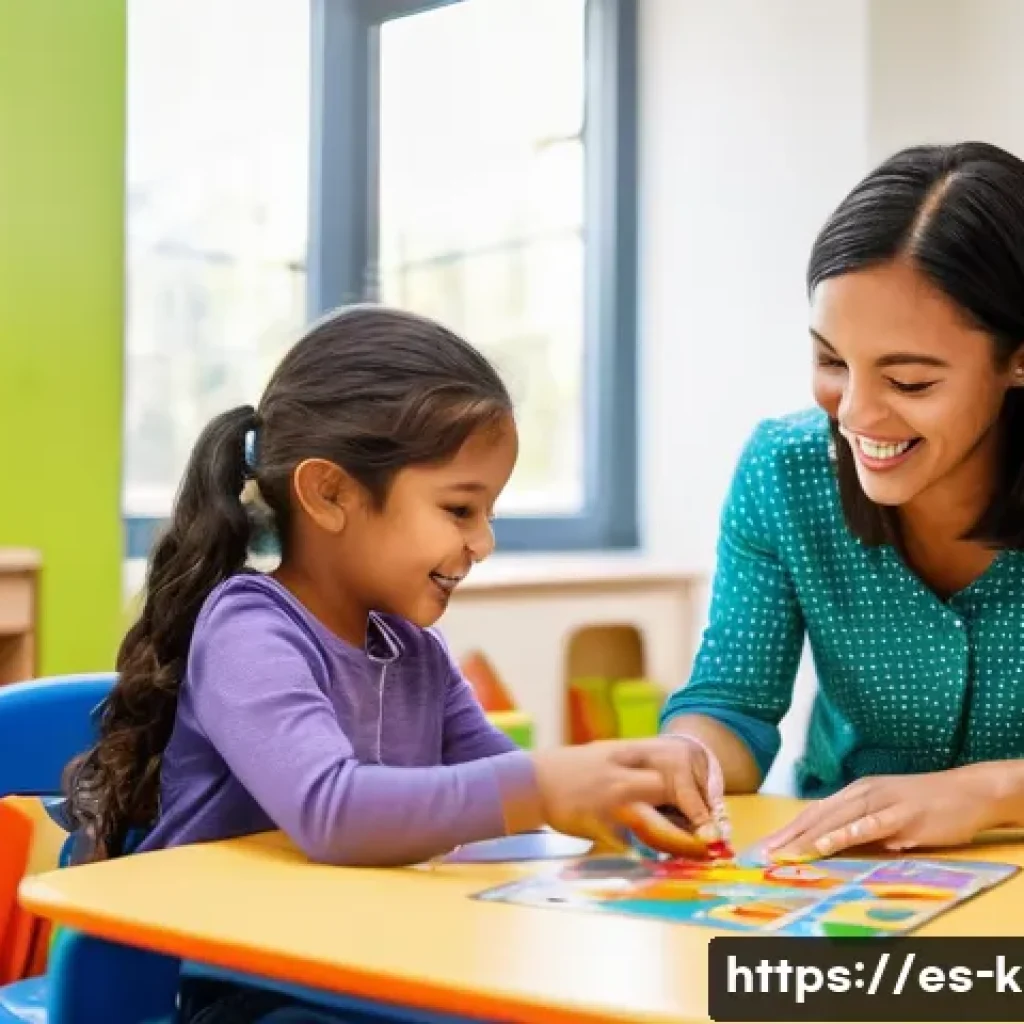 유아교육지도사 자격증 유지 조건 - **Prompt:** A vibrant and welcoming early childhood classroom filled with natural light. A female ed...